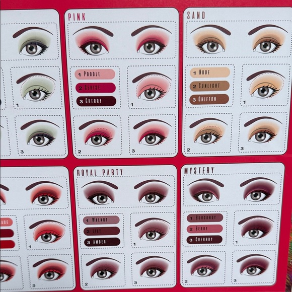 Malibu Glitz All Round Beauty 52 Color Eye Shadow Contour Beauty Palette New - Picture 7 of 8